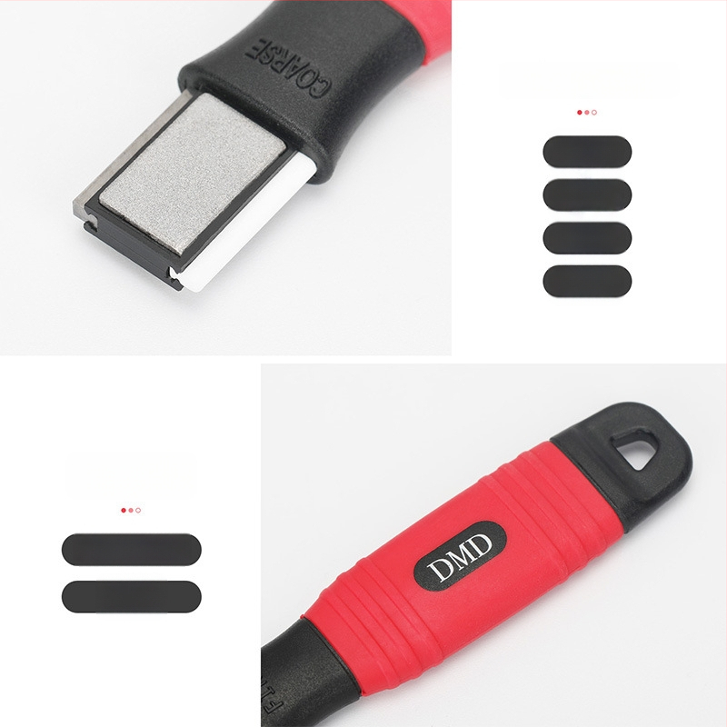 Dviejų pusių deimantinis peilių šlifuoklis, stačiakampio formos, prekės ženklas DMD, modelis 2020