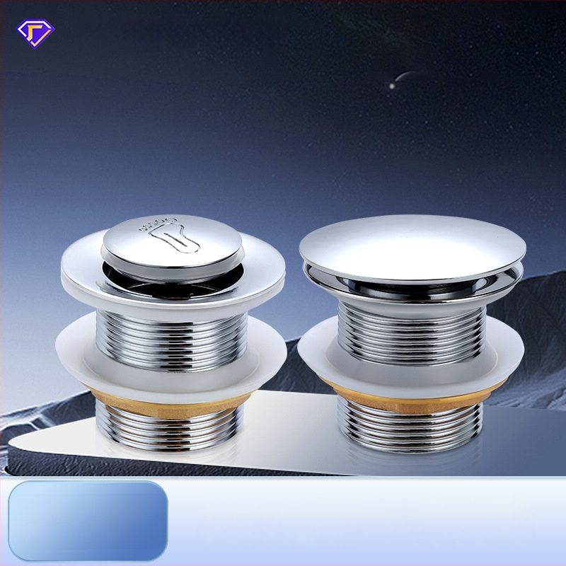 Messingist vannivool pop-up mehhanismiga (bounce tüüp), Briti stiilis avamine, mudel: vannivool, kaasaegne minimalistlik disain