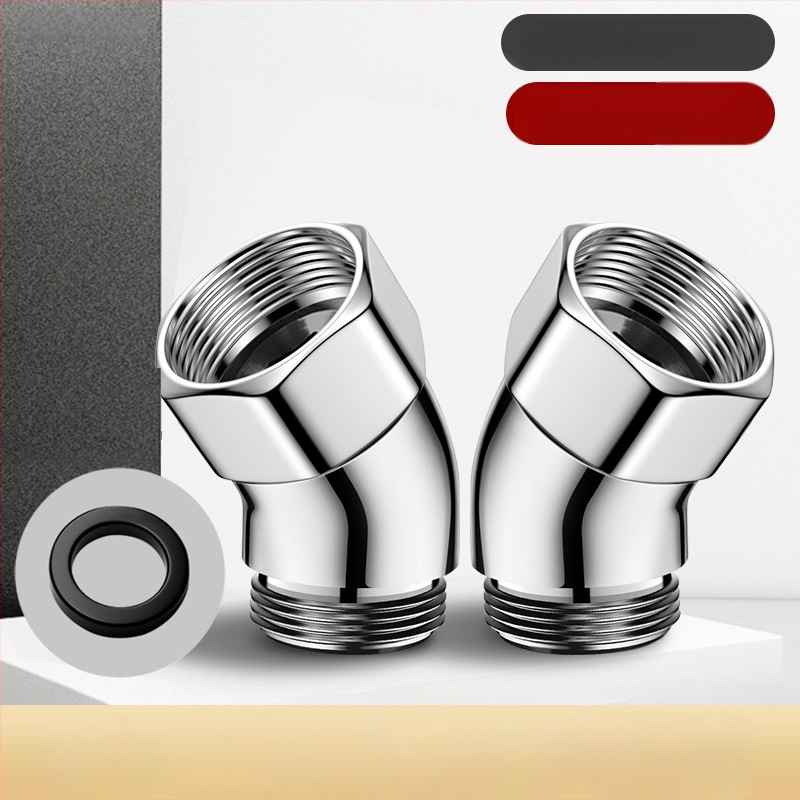 Dušas galvas leņķa regulators — 135° leņķis, 4 punktu regulējams savienotājs, nerūsējošais tērauds, Boonen