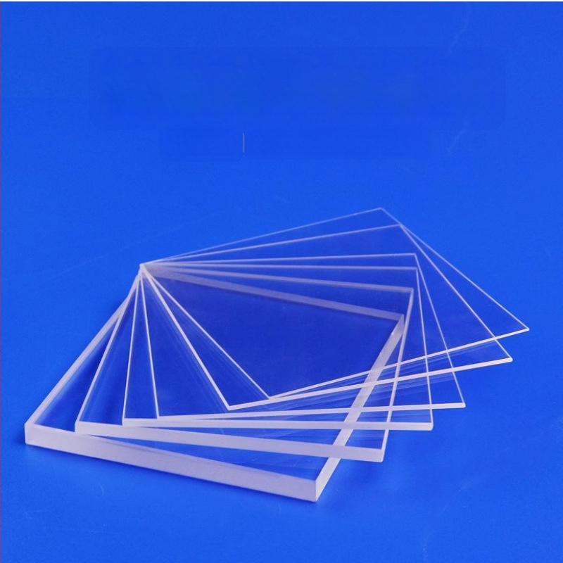 Kvarcstikla plāksne augstas temperatūras novērošanas logam, augsta caurspīdīgums, optiskā kvalitāte, pielāgojama