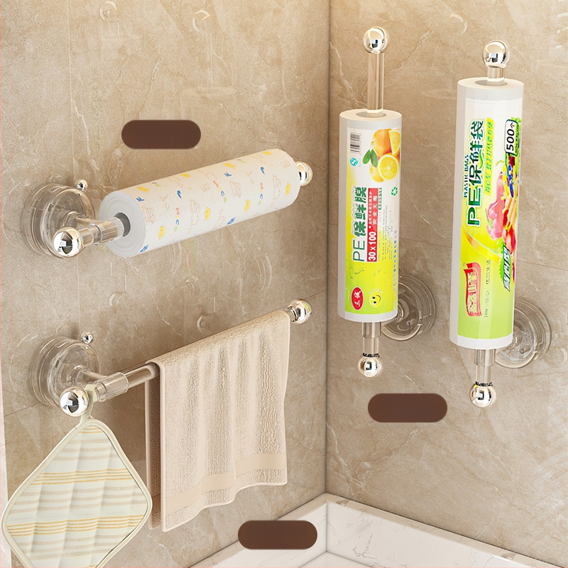 Virtuvės sieninis laikiklis su siurbimo funkcija, skirtas servetėlėms ir rulonams, montavimas prie sienos be gręžimo (Medžiaga: Plastikas; Prekės ženklas: Matsumoto; Privatūs ženklai: Taip; Stilius: Light Luxury; Pakuotė: 35 vnt.)