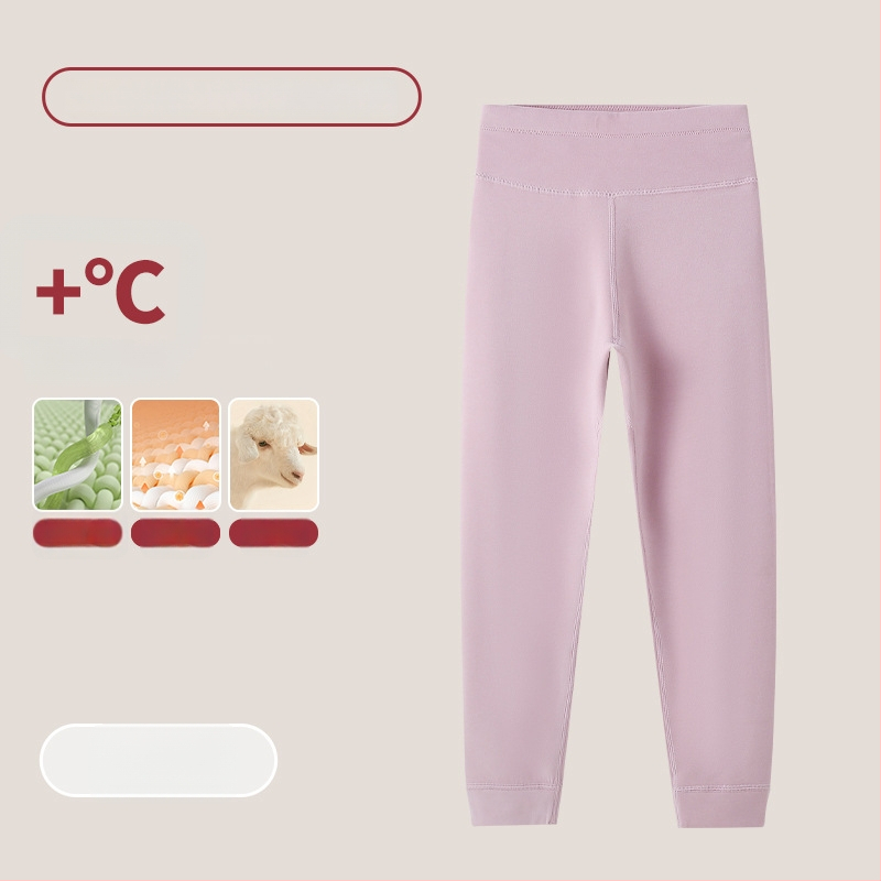 Vaikų terminis komplektas su aukštu kaklu – unisex viršus ir apatiniai, Lyocell mišinys, storesnis šilumos palaikymas, skirtas rudeniui ir žiemai