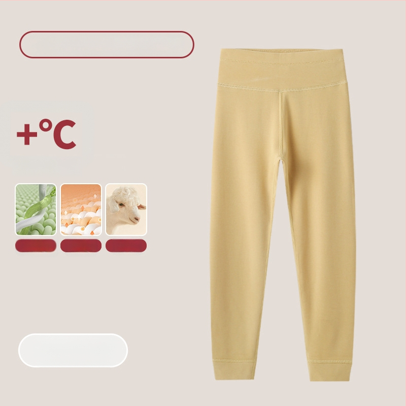 Vaikų terminis komplektas su aukštu kaklu – unisex viršus ir apatiniai, Lyocell mišinys, storesnis šilumos palaikymas, skirtas rudeniui ir žiemai