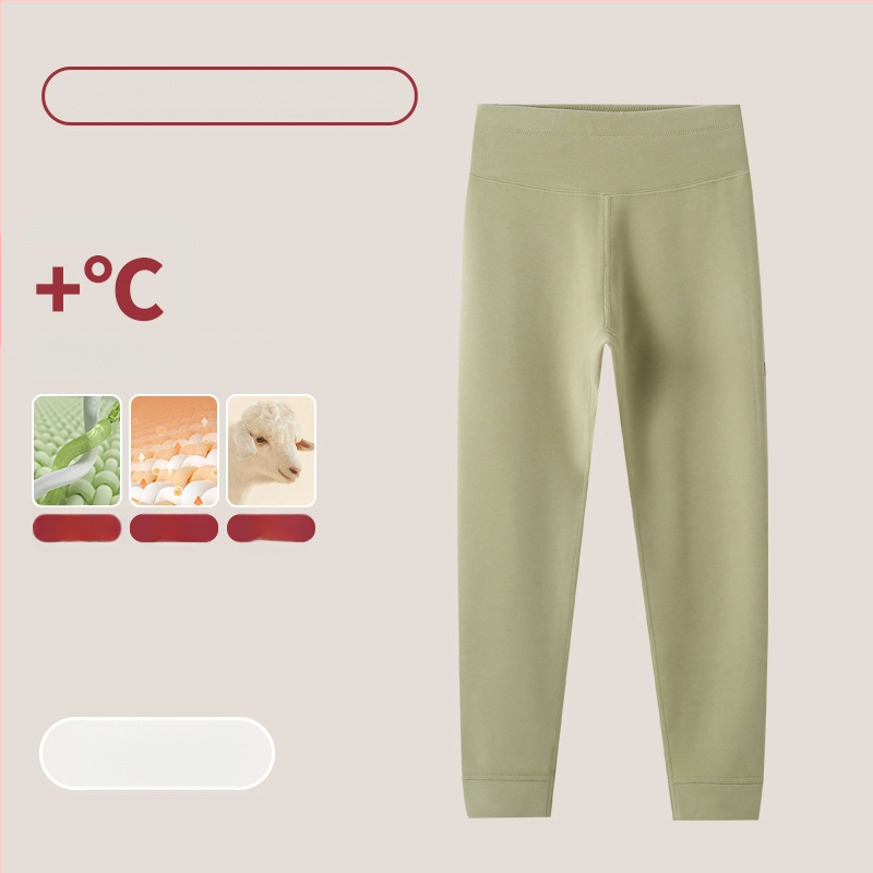 Vaikų terminis komplektas su aukštu kaklu – unisex viršus ir apatiniai, Lyocell mišinys, storesnis šilumos palaikymas, skirtas rudeniui ir žiemai