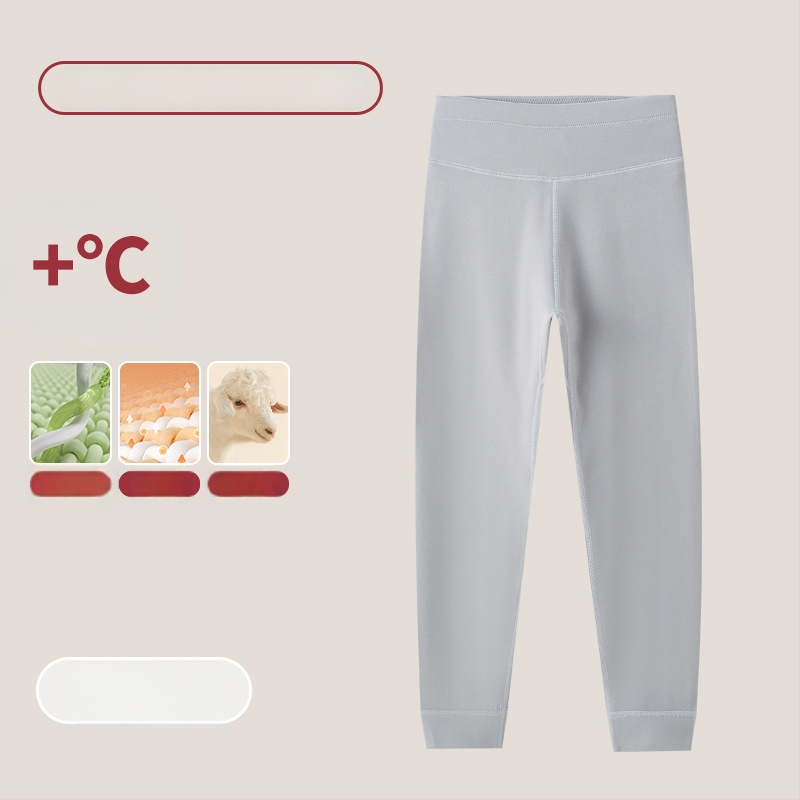 Vaikų terminis komplektas su aukštu kaklu – unisex viršus ir apatiniai, Lyocell mišinys, storesnis šilumos palaikymas, skirtas rudeniui ir žiemai