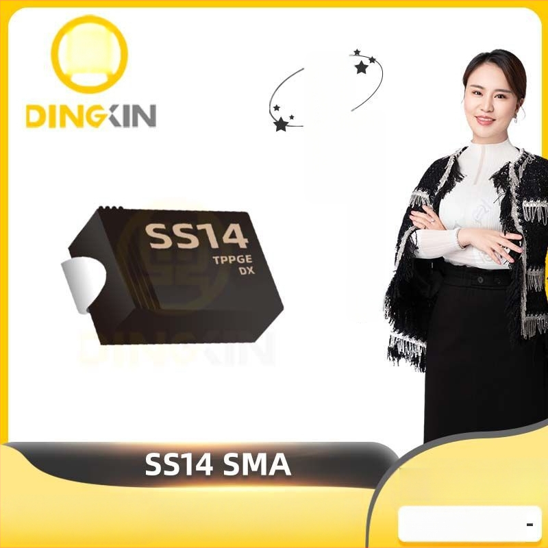 SS14 Schottky diodas SMA korpuse, 40V 1A, 0,5V įtampos kritimas