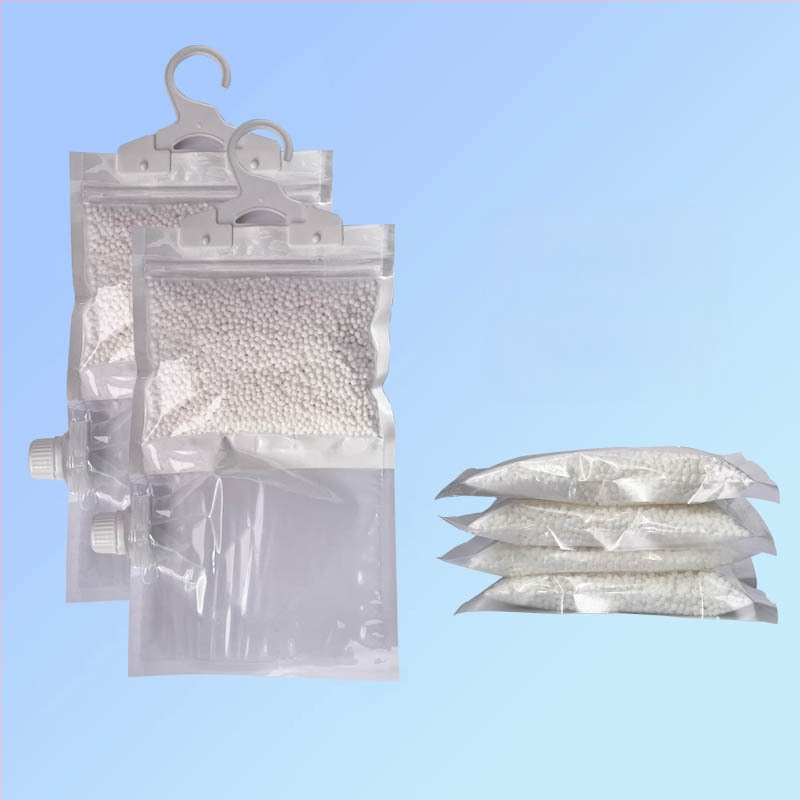 Pakabinamas daugkartinės desikanto maišelio drabužiams ir bendrabutyje – pakabinimas, drėgmės absorbcija, pelėsio atsparumas