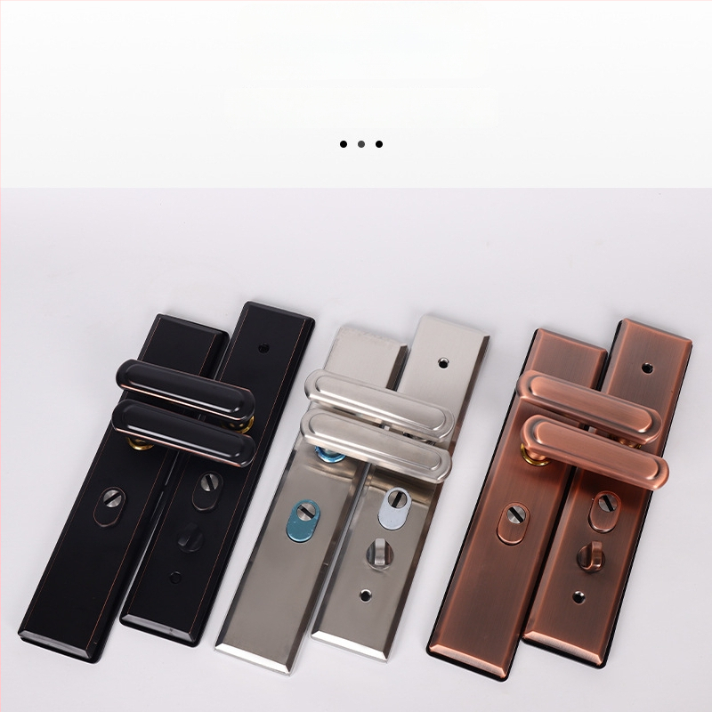 Duru rankenos užraktas – Huaxin 015, 304 nerūdijantis plienas, saugioms durims, šiuolaikinis minimalistinis stilius