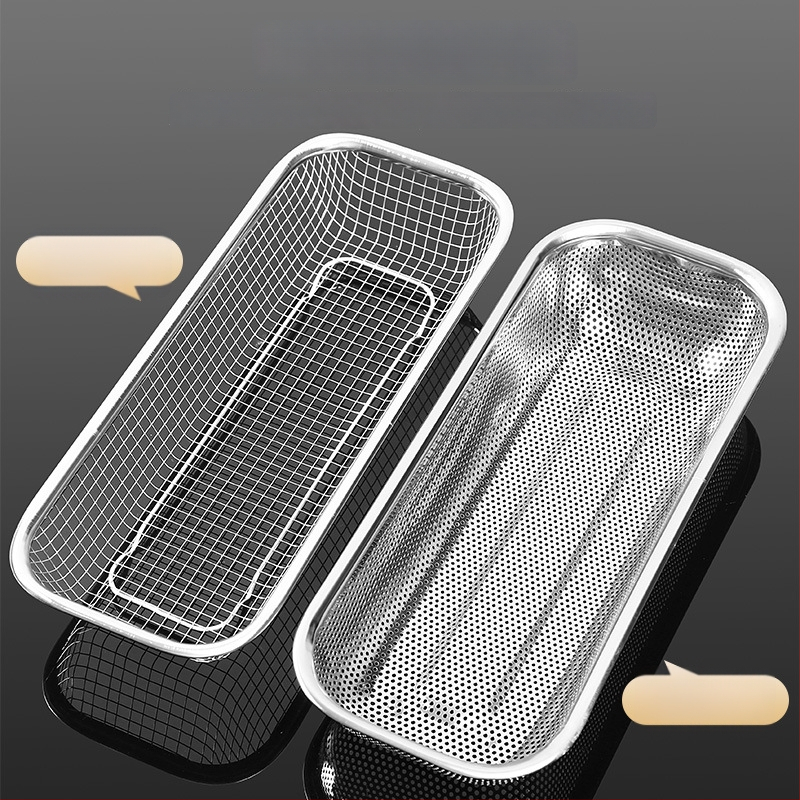 201 nerūsējošā tērauda uzglabāšanas grozs ar nosusināšanas plauktiņu dezinfekcijas skapim