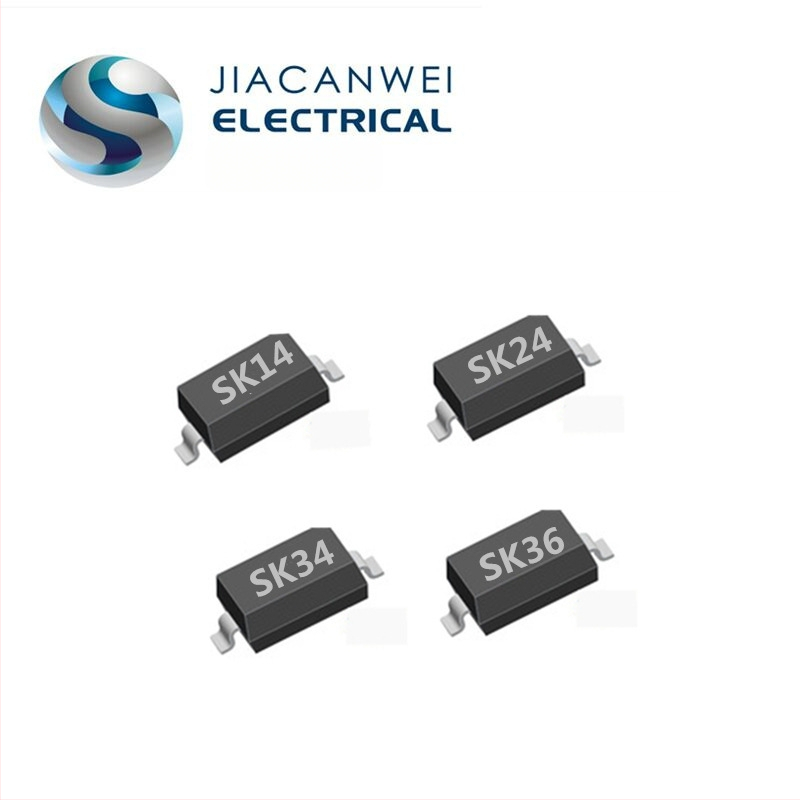Schottky diodas SK14/K14, SOD123 pakuotė, Jia Can Wei, 3C skaitmeninei elektronikai
