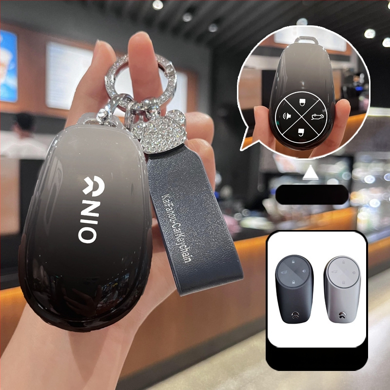 NIO võtmeümbris ET7/ET5/ES7/EC7 — TPU, gradientne nuppude stiil, kõrgekvaliteediline disain, ühilduv ES6/ES8/EC6