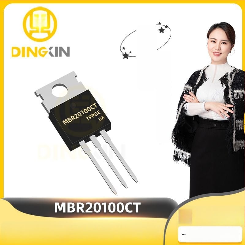 MBR20100CT Schottky diodas, 100V 20A, TO-220