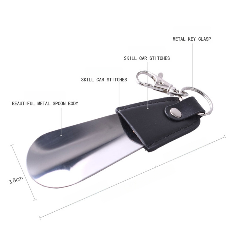 AD202 Nerūdijančio plieno batų raktų pakabukas su odos akcentu | Stilius: figūra, kasdienis; Prekės ženklas: Auspicious Foot; Sezonos: vasara, žiema, pavasaris, ruduo