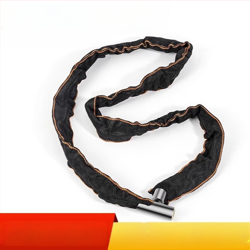 Dviračio grandininis užraktas prieš vagystę – tinka elektriniams dviračiams, motociklams ir dviračiams; Friendly prekės ženklas, modernus minimalistinis stilius