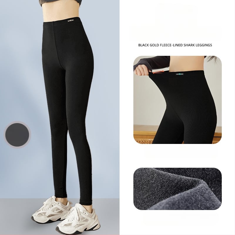 All-in-One kelnes iš viskozės pluošto, vertikalios juostelės, iki kulkšnies ilgis, ekstra stora, šilta