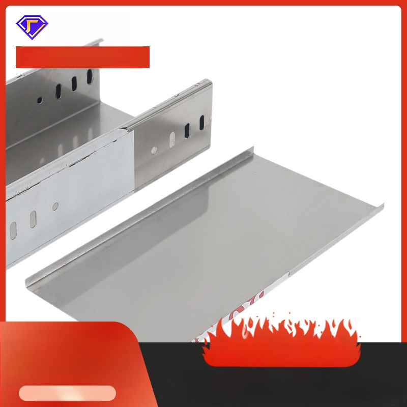 Silpnųjų srovių kabelių kanalas, cinkuotas, ugniai atsparus, perforuotas, pritaikytas pramonės pastatams ir komerciniams objektams