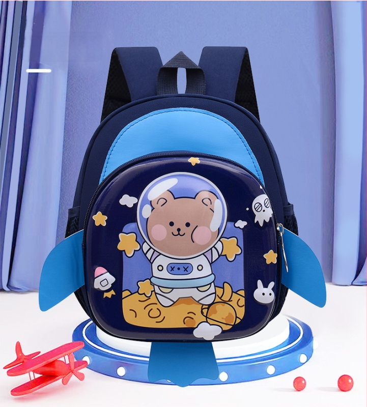 Laste koolikott poissile, nailon, koormust vähendav, lapsele sõbralik ja armas stiil, kaarjatud õlarihmad, sobib lasteaeda