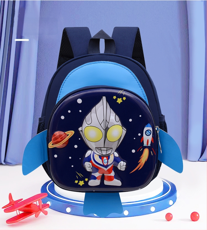 Laste koolikott poissile, nailon, koormust vähendav, lapsele sõbralik ja armas stiil, kaarjatud õlarihmad, sobib lasteaeda