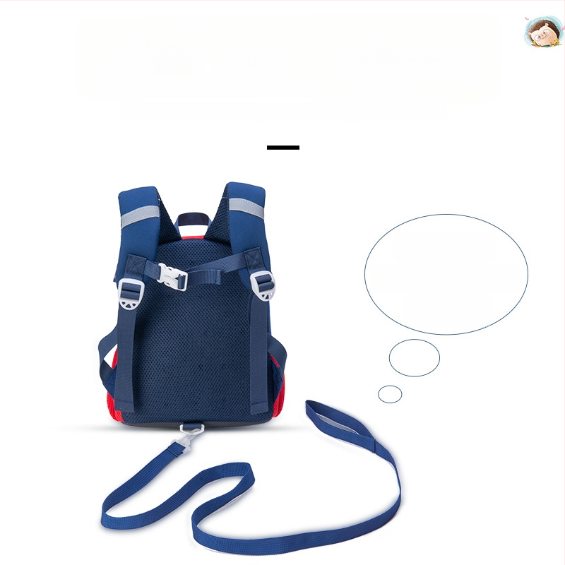 Laste karikatuur dinosauruse seljakott - hingav, veekindel, ultra kerge, selja kaitse, maht alla 20 L