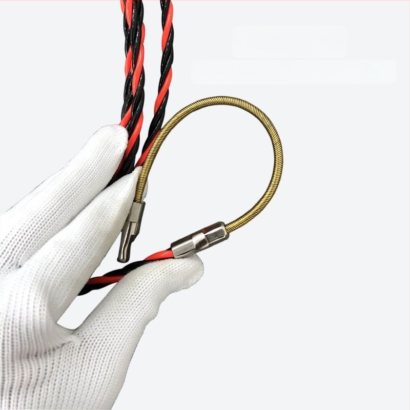 Kolm-sõlmega traadijuht elektrik tööde jaoks | Juhtme viimine läbi seinte ja torude PVC/plastik/metall | Kaal 0,3–0,9 kg