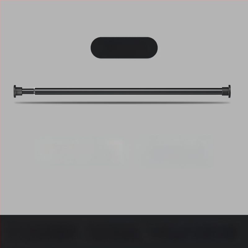 Be gręžimo teleskopinė drabužių lazda balkono ir vonios patalpoms, plastikinė vidinė džiovinimo lazda, šiuolaikiškas stilius