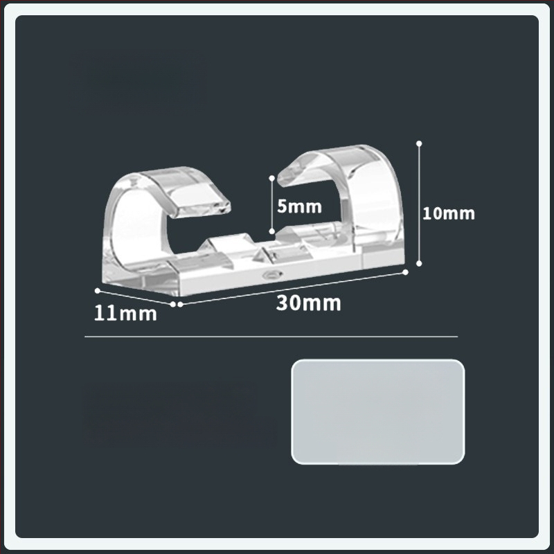 Kabelių laikiklis tinklo kabelių organizavimui, plastikinis, paprastas ir šiuolaikiškas stilius, stalo ir miegamojo saugojimui