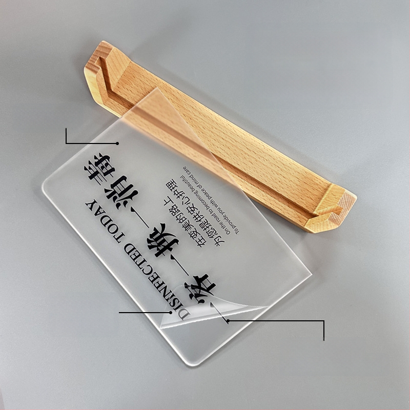 Akrilo viešbučio kambario ženklas, UV spausdinimas, pritaikoma pavardės plokštelė, kilmė Nanjing Jiangsu