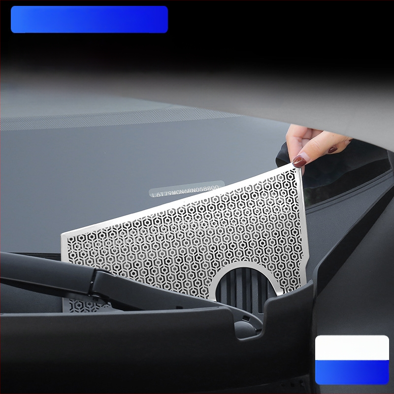 Roostevabast terasest esikaitse ja putukavõrk Zeekr 7X mootoriboksi kaitseks