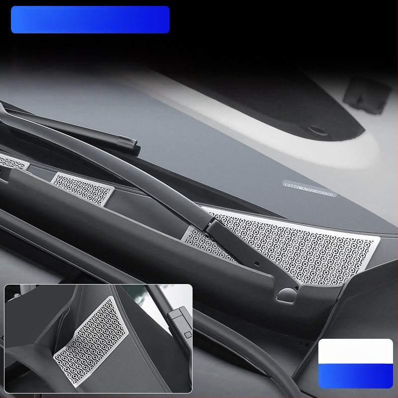 Roostevabast terasest esikaitse ja putukavõrk Zeekr 7X mootoriboksi kaitseks