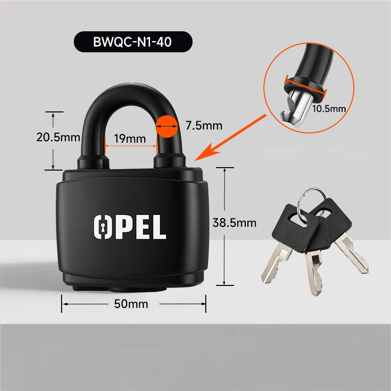 Bwqc-n1 vandeniui atspari korpuso spyna su tiesioginiu atidarymu — PVC+geležies+vario konstrukcija, skirta spintelėms, kambarių durims ir sandėliams, įgaliota privataus prekinio ženklo