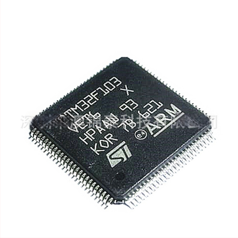 STM32F103VET6 MCU – ARM 32-bit Cortex-M3, LQFP100 paketas, STM32 serijos mikrovaldiklis