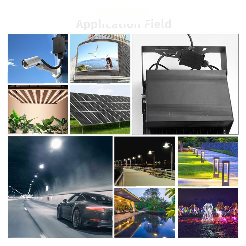 Išorinė vandeniui atspari LED skirstyklos dėžutė, 1 įvestis, 2 išvestys, plastikinė dėžė, modelis EW-M2068(S)-3T