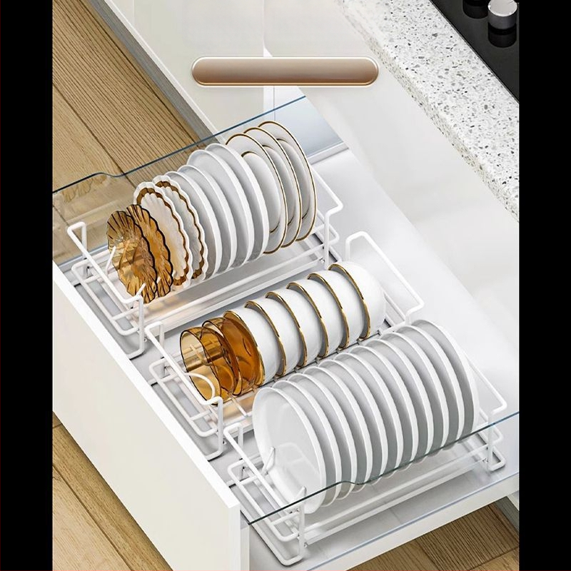 Virtuvės indų džiovintuvas, vieno sluoksnio, nerūdijančio plieno, sulankstomas ir išimamas, be montavimo.