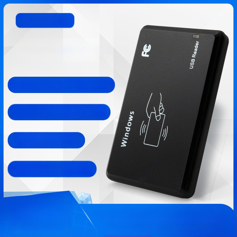 ICID prieigos kontrolėi skirtas kortelių skaitytuvas, dviejų dažnių, USB be vairuotojo, kortų išdavimų modulis (Jutiklio atstumas 1–5; Skaitymo laikas 0.5; Saugojimo talpa 1024)