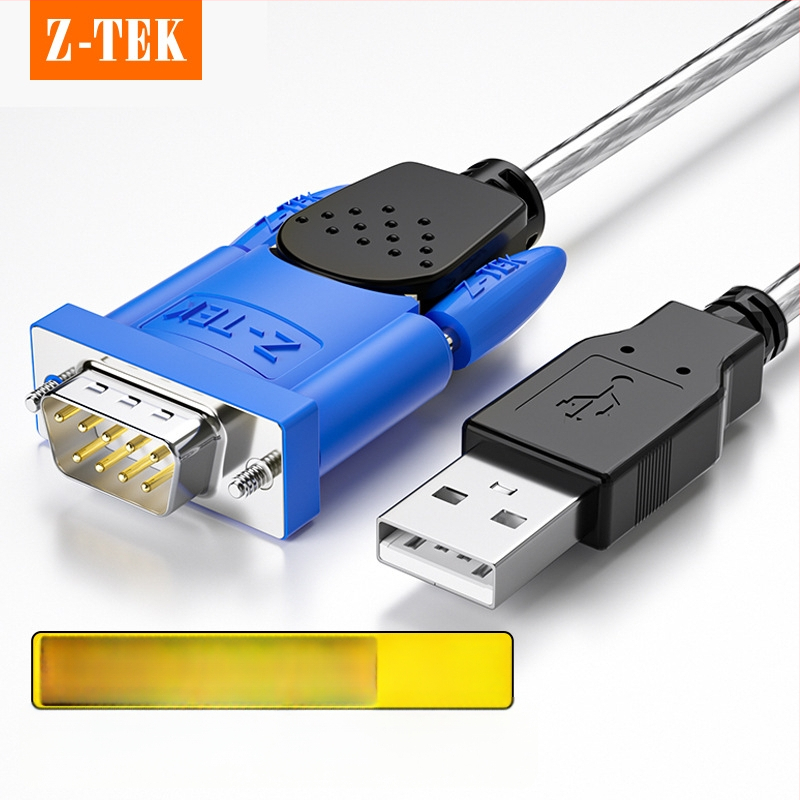 Lite USB–RS232 serijinį kabelį ZE394C, PL2303 čipas, USB‑Serial sąsaja, greitis 300bps–921600bps, vyrinis kištukas