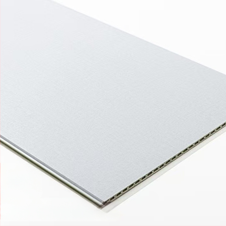 Integruotos bambuko pluošto sienų ir lubų panelė - be siūlių, šiuolaikiškas paprastumas; Medžiaga: bambuko pluoštas; Garso izoliacija: vidutinė; Šilumos laidumas: vidutinis