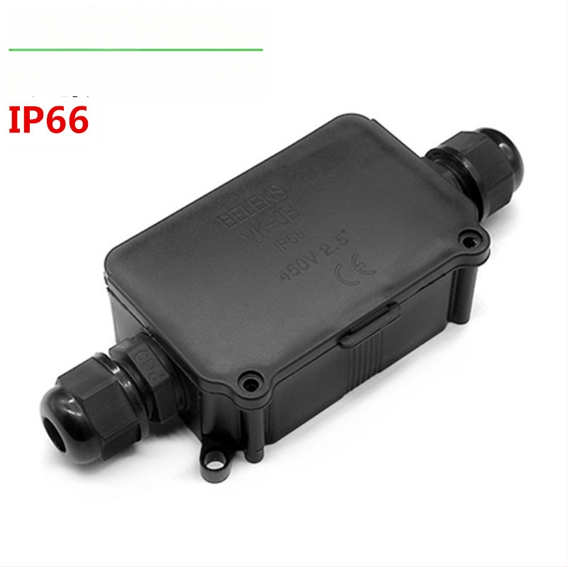 IP66 atspari vandeniui jungčių dėžė lauko gatvių apšvietimui – 2 įėjimai, 1 išėjimas, modelis B706, prekės ženklas WJ