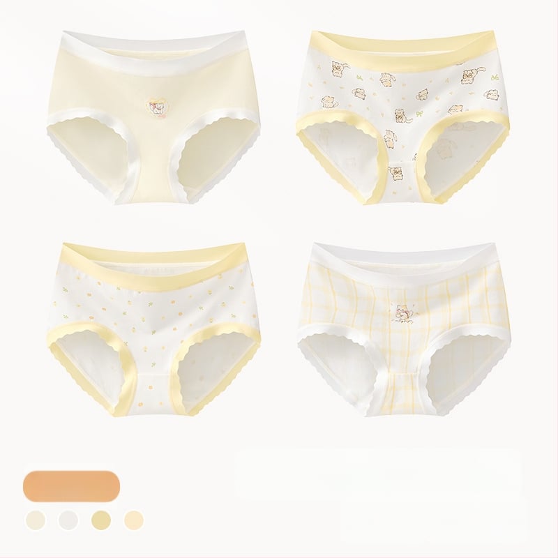 Meiteņu apakšveļa no kokvilnas maisījuma, Klase A, 47,5% kokvilna, bērniem no 8 gadiem (140 cm), Ziemas kolekcija 2024