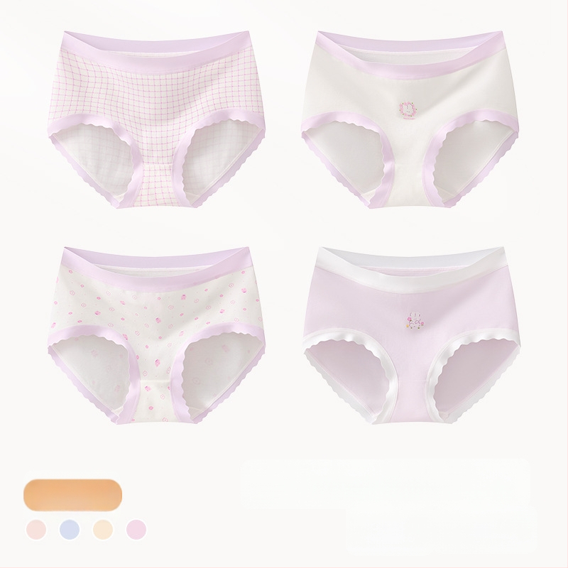 Meiteņu apakšveļa no kokvilnas maisījuma, Klase A, 47,5% kokvilna, bērniem no 8 gadiem (140 cm), Ziemas kolekcija 2024