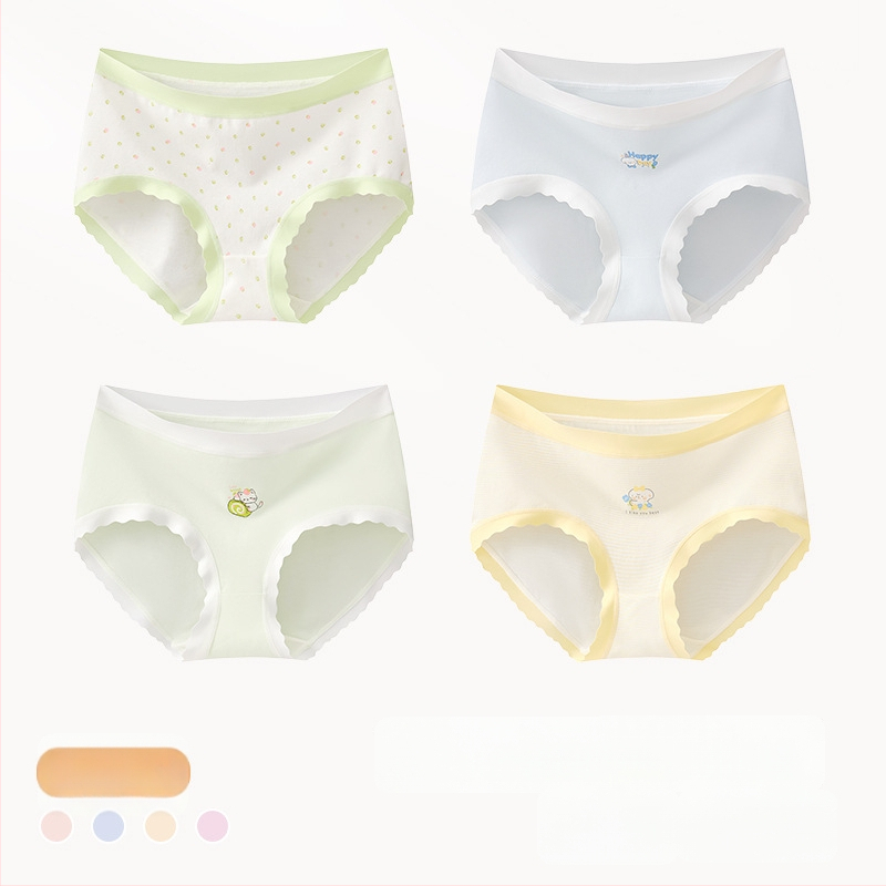 Meiteņu apakšveļa no kokvilnas maisījuma, Klase A, 47,5% kokvilna, bērniem no 8 gadiem (140 cm), Ziemas kolekcija 2024