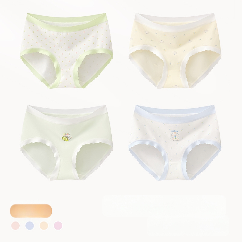 Meiteņu apakšveļa no kokvilnas maisījuma, Klase A, 47,5% kokvilna, bērniem no 8 gadiem (140 cm), Ziemas kolekcija 2024