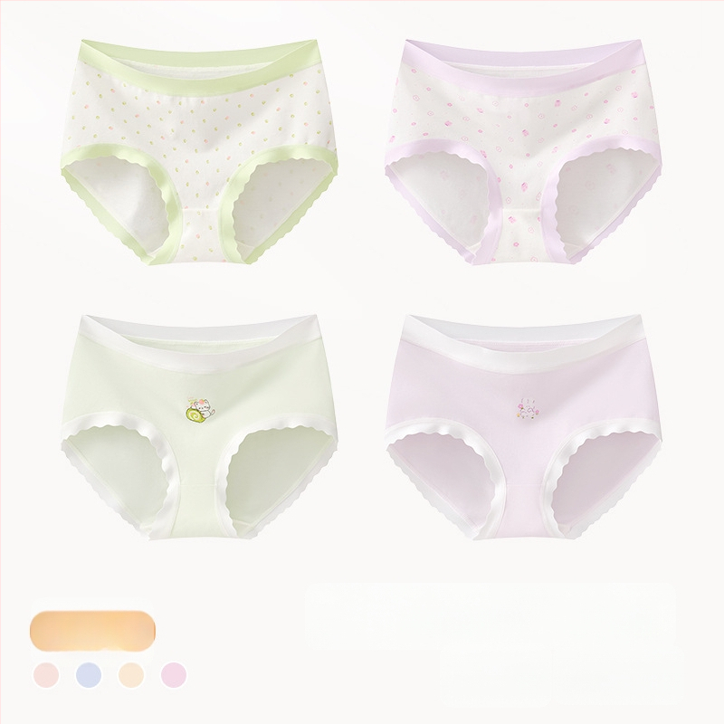 Meiteņu apakšveļa no kokvilnas maisījuma, Klase A, 47,5% kokvilna, bērniem no 8 gadiem (140 cm), Ziemas kolekcija 2024