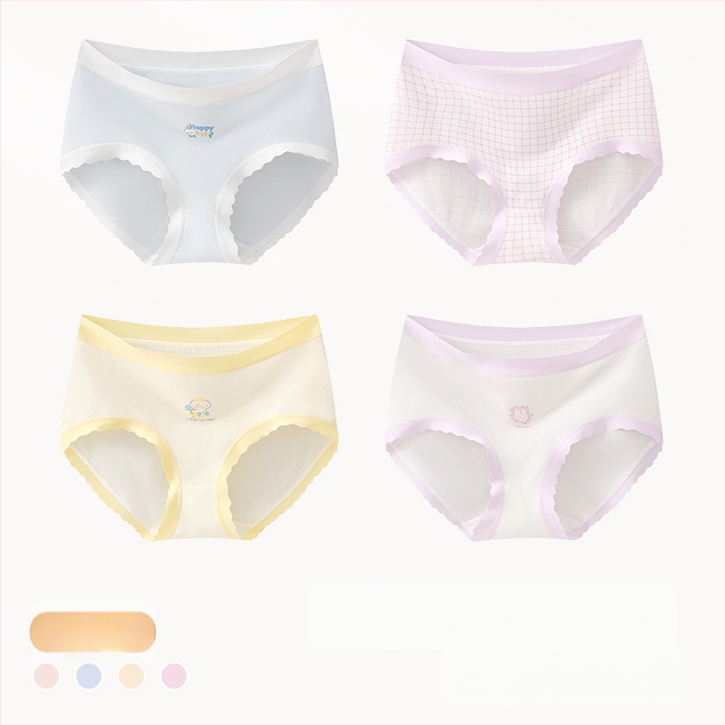 Meiteņu apakšveļa no kokvilnas maisījuma, Klase A, 47,5% kokvilna, bērniem no 8 gadiem (140 cm), Ziemas kolekcija 2024