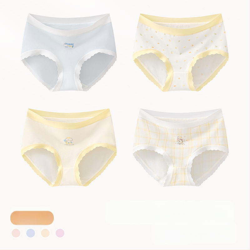 Meiteņu apakšveļa no kokvilnas maisījuma, Klase A, 47,5% kokvilna, bērniem no 8 gadiem (140 cm), Ziemas kolekcija 2024