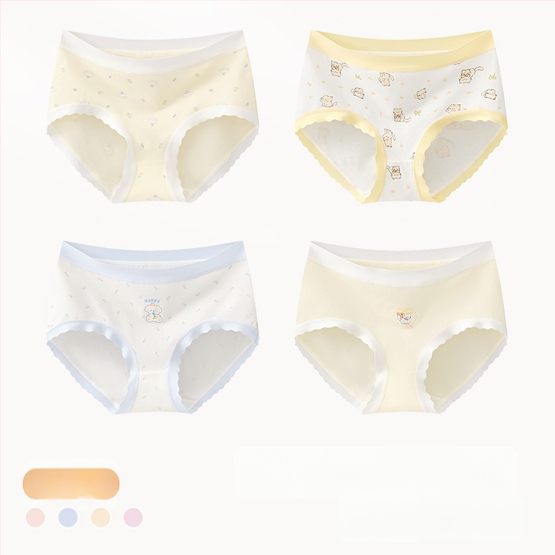 Meiteņu apakšveļa no kokvilnas maisījuma, Klase A, 47,5% kokvilna, bērniem no 8 gadiem (140 cm), Ziemas kolekcija 2024