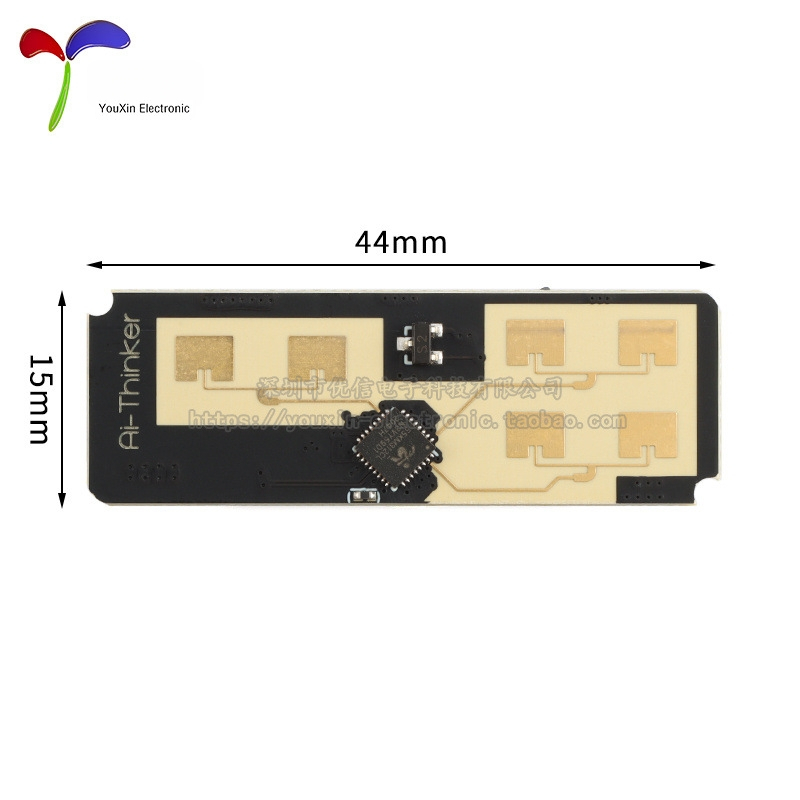 Rd-03D 24 GHz radaro modulis daugia tikslų žmogaus judėjimo trajektorijos sekimui su PCB antena