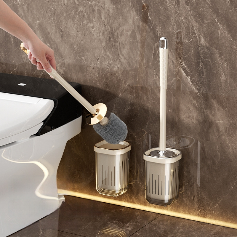 Park soo Sieninis WC šepetėlių rinkinys su ilga rankena, plastikinis, be gręžimo