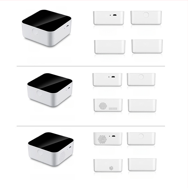 CO ir formaldehido detektoriaus korpusas: PM2.5 jutiklis, temperatūros ir drėgmės jutiklis, oro kokybės stebėjimas, ABS+PC korpusas