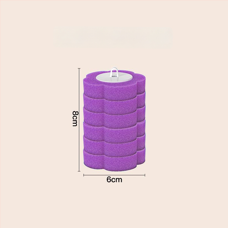 Vienkartinė tualeto šepetėlis su atsarginės galvutės komplektu, sieninis montavimas, Saint-wang plastikas, šiuolaikiškas paprastas stilius