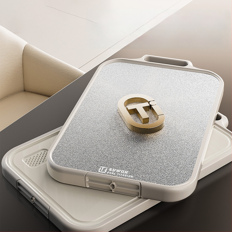 Dvipusė pjaustymo lenta su antibakteriniu titanu ir PP, atspari pelėsiams, virtuvės klase, kilmė Huzhou, leidimas 2025